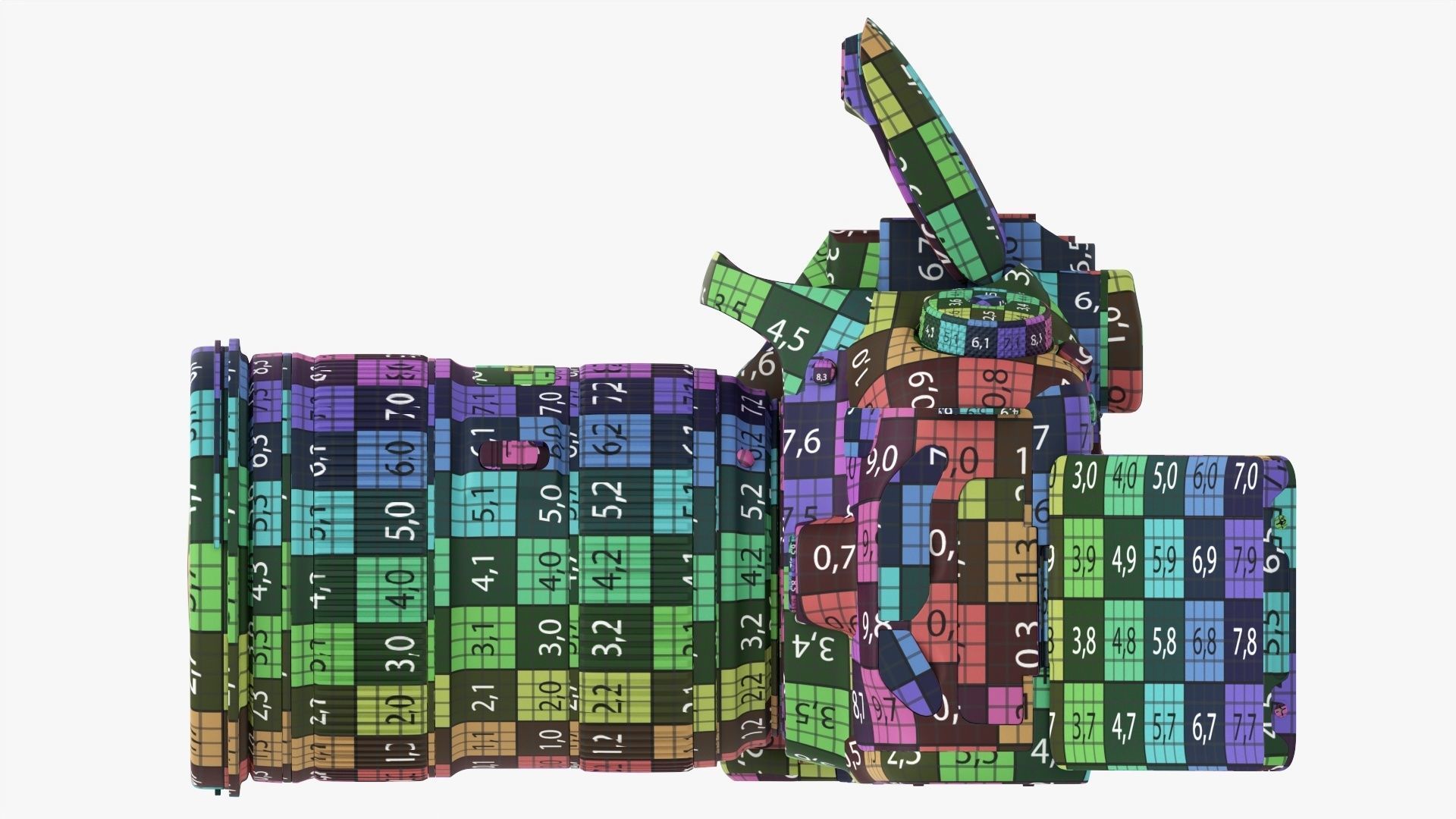 Canon EOS 90D DSLR camera EF 24-70 II USM Lens 02 3D model_35