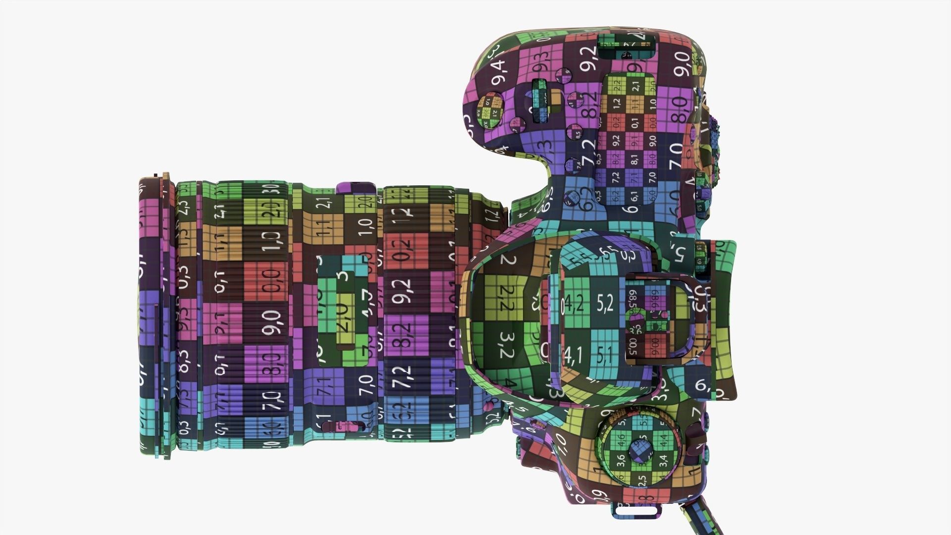 Canon EOS 90D DSLR camera EF 24-70 II USM Lens 02 3D model_37