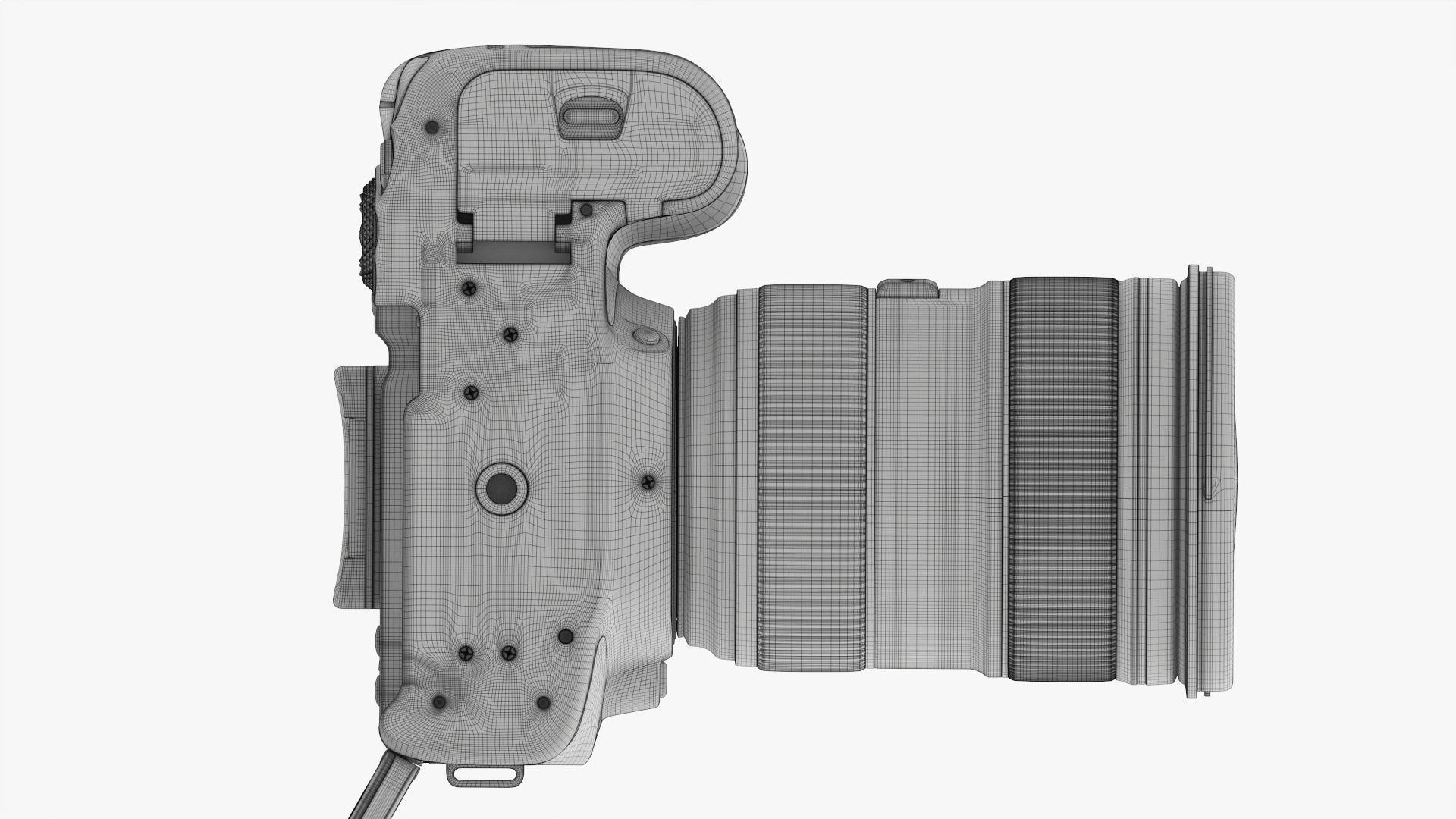 Canon EOS 90D DSLR camera EF 24-70 II USM Lens 02 3D model_29