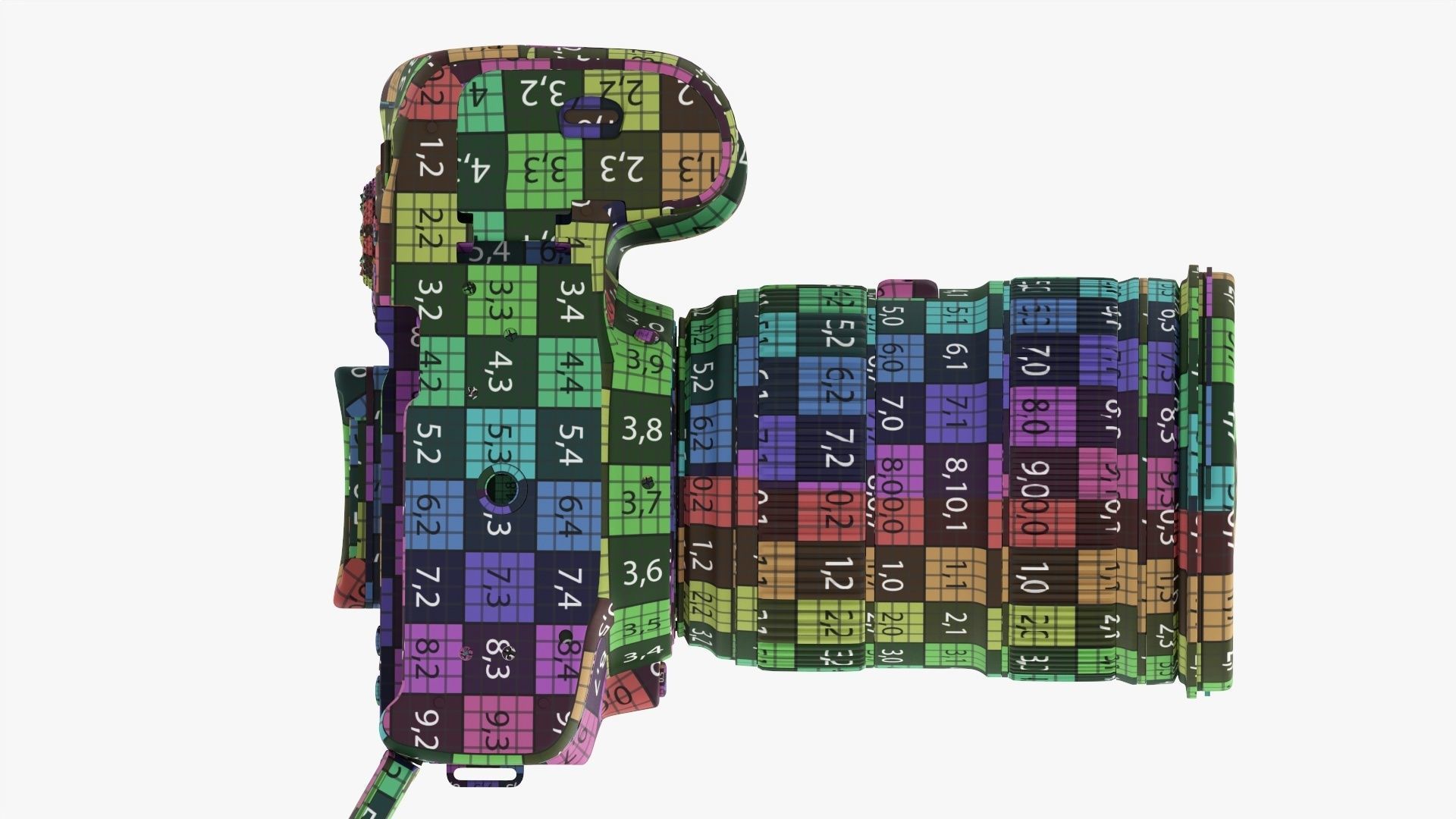 Canon EOS 90D DSLR camera EF 24-70 II USM Lens 02 3D model_36