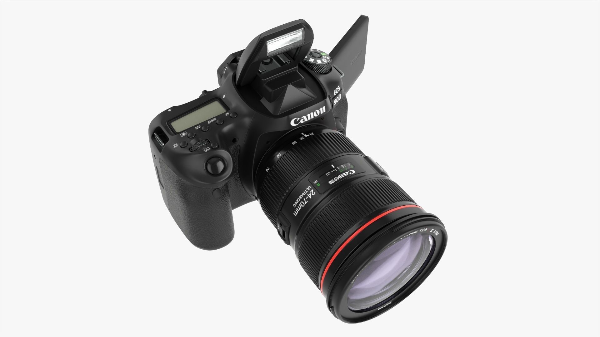 Canon EOS 90D DSLR camera EF 24-70 II USM Lens 02 3D model_3