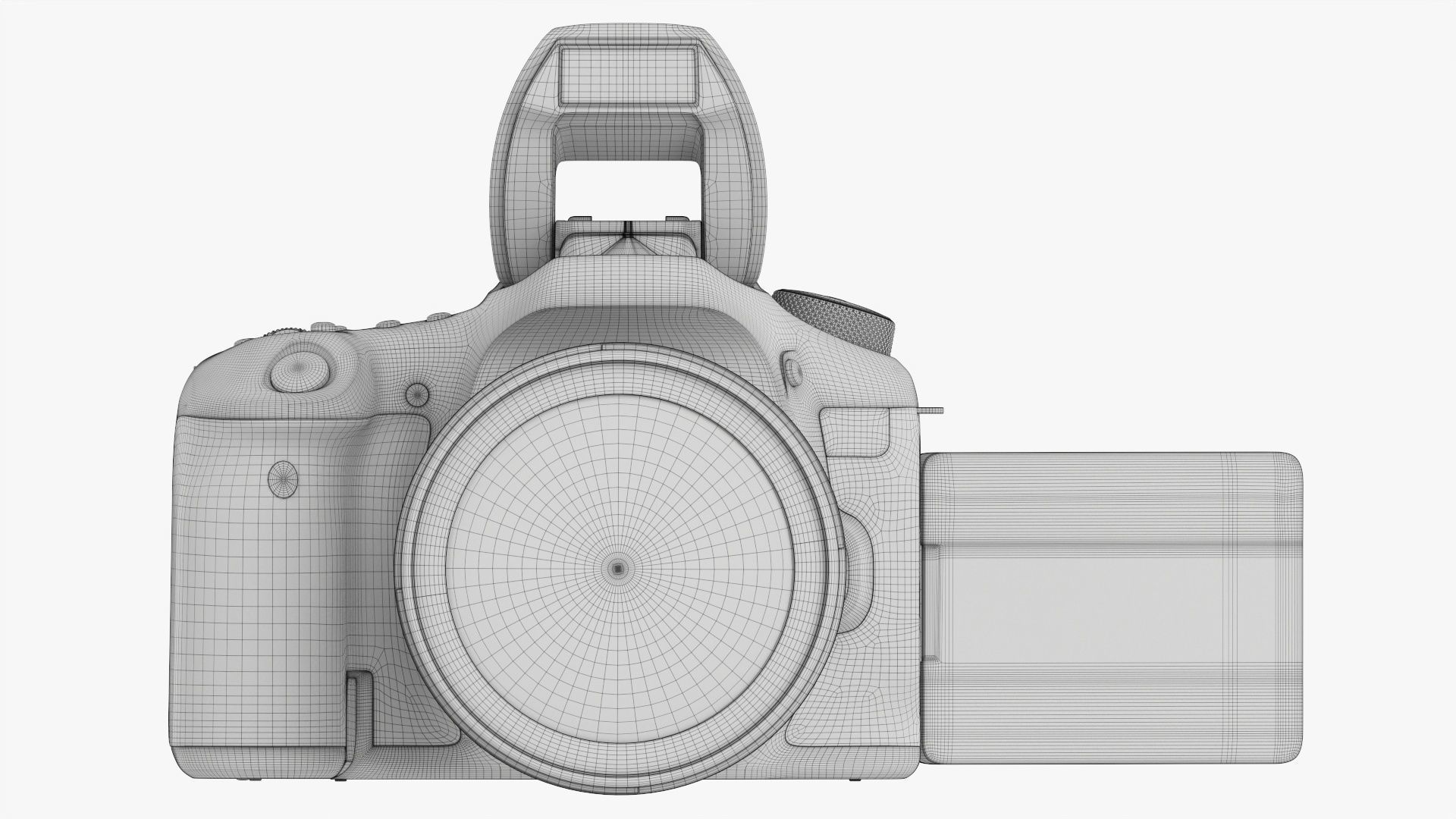 Canon EOS 90D DSLR camera EF 24-70 II USM Lens 02 3D model_23
