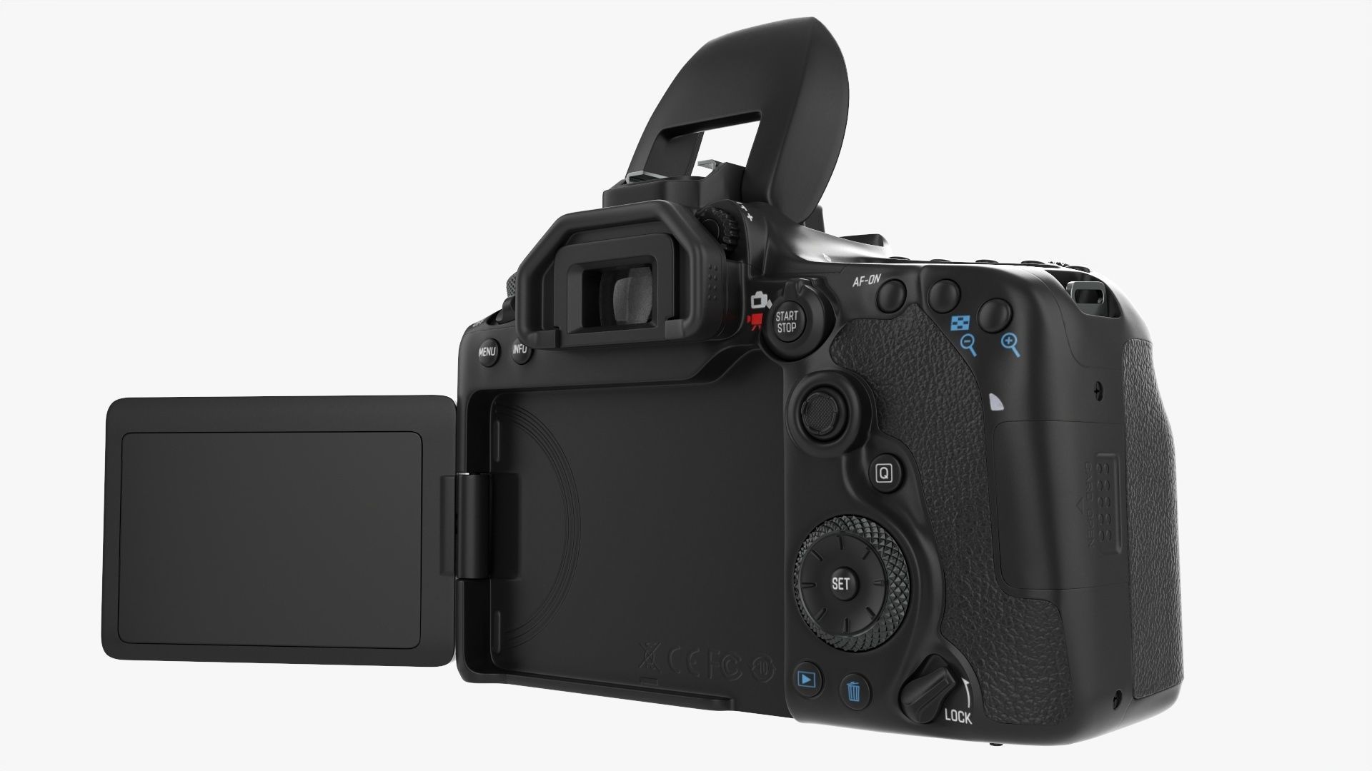 Canon EOS 90D DSLR camera EF 24-70 II USM Lens 02 3D model_6