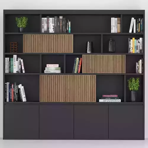 Rack and Bookcase 05