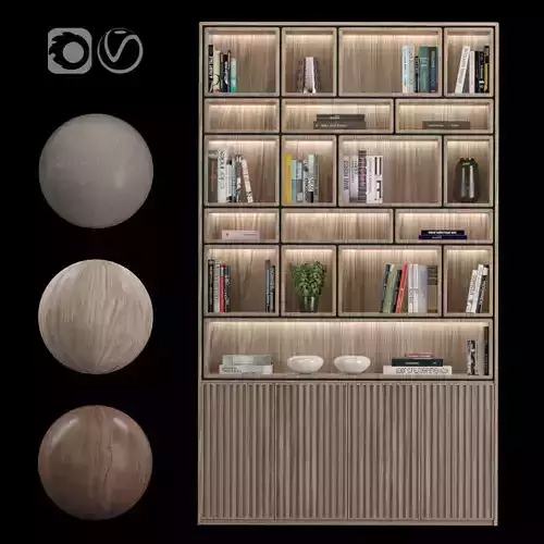 Rack and Bookcase 06