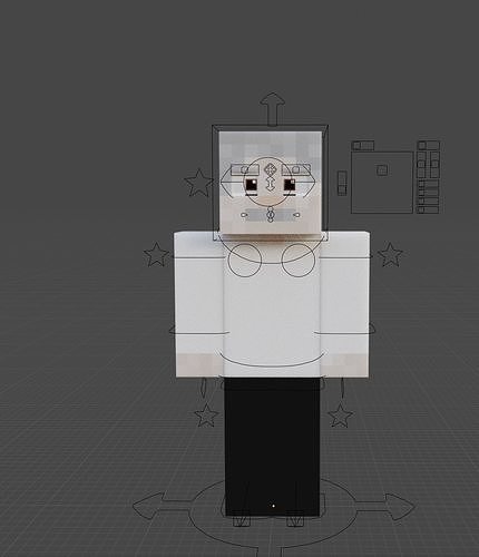 School prof rig 3D model