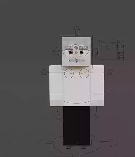 School prof rig 3D model