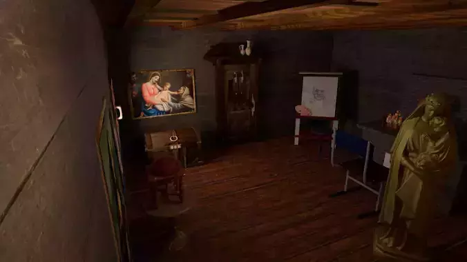 Painting room Artist room 