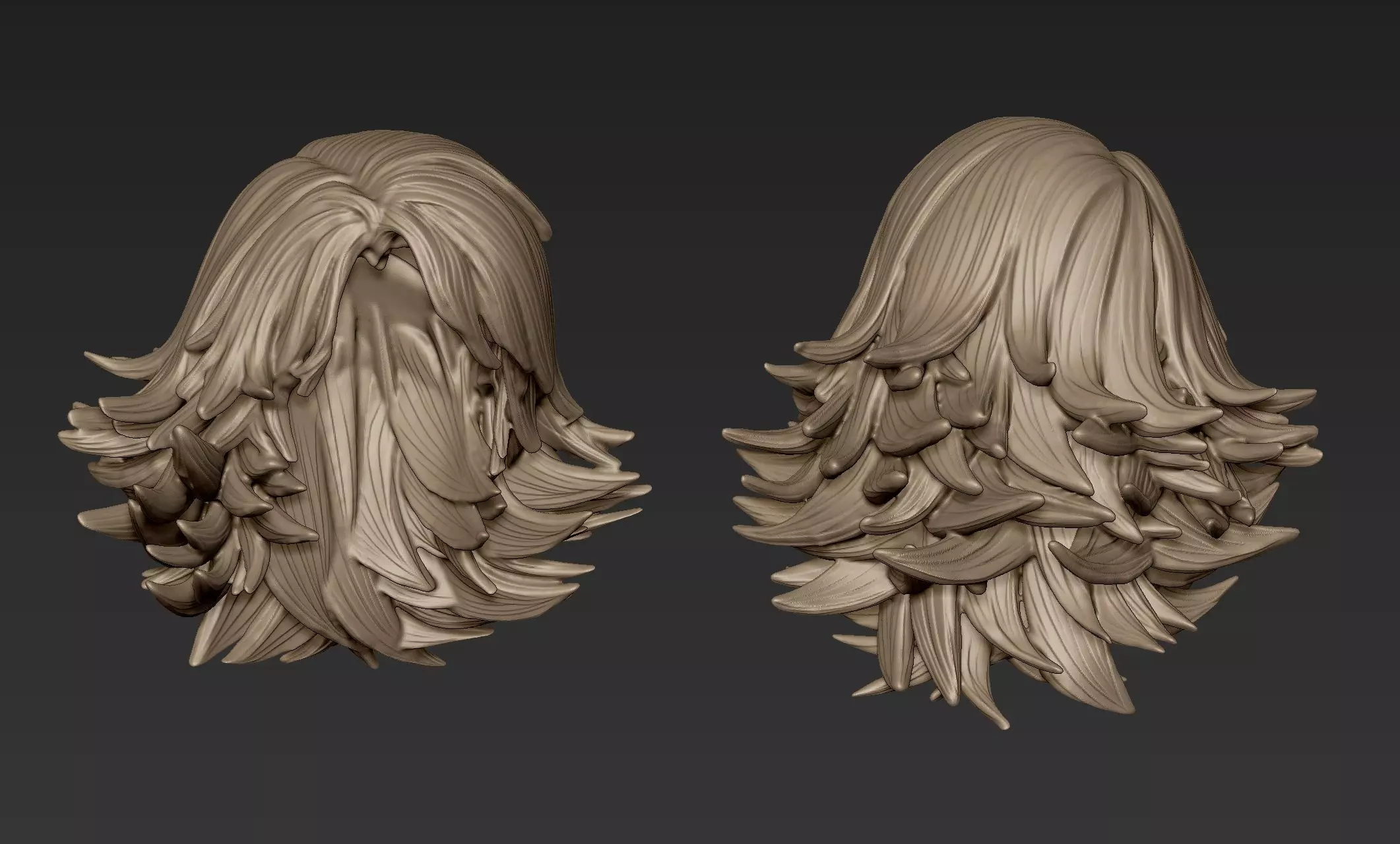 Hair 42 3D model