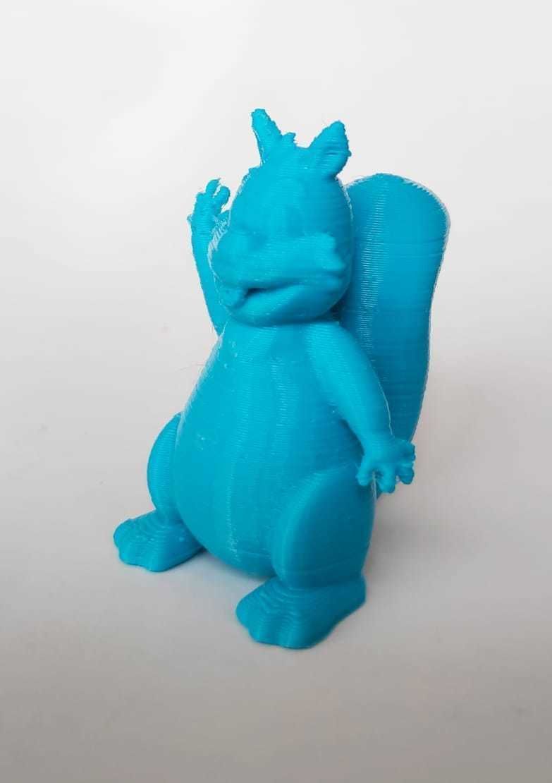 Waving Squirrel 3D print model_9