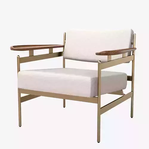 THE BOSTON LOUNGE CHAIR rose brass bronze
