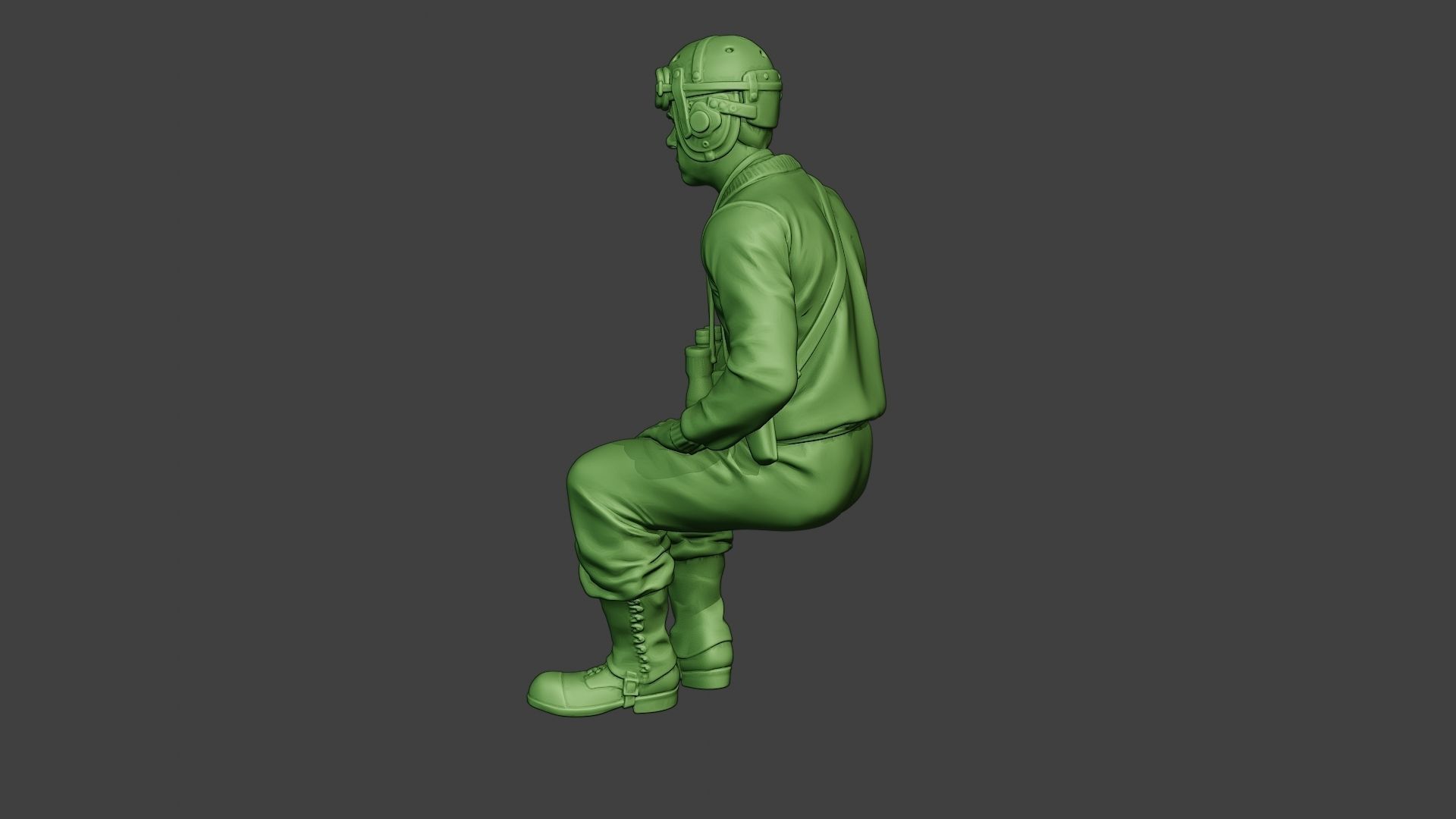 American Tank Crew unit ww2 Sit2 ATC1 3D print model_4