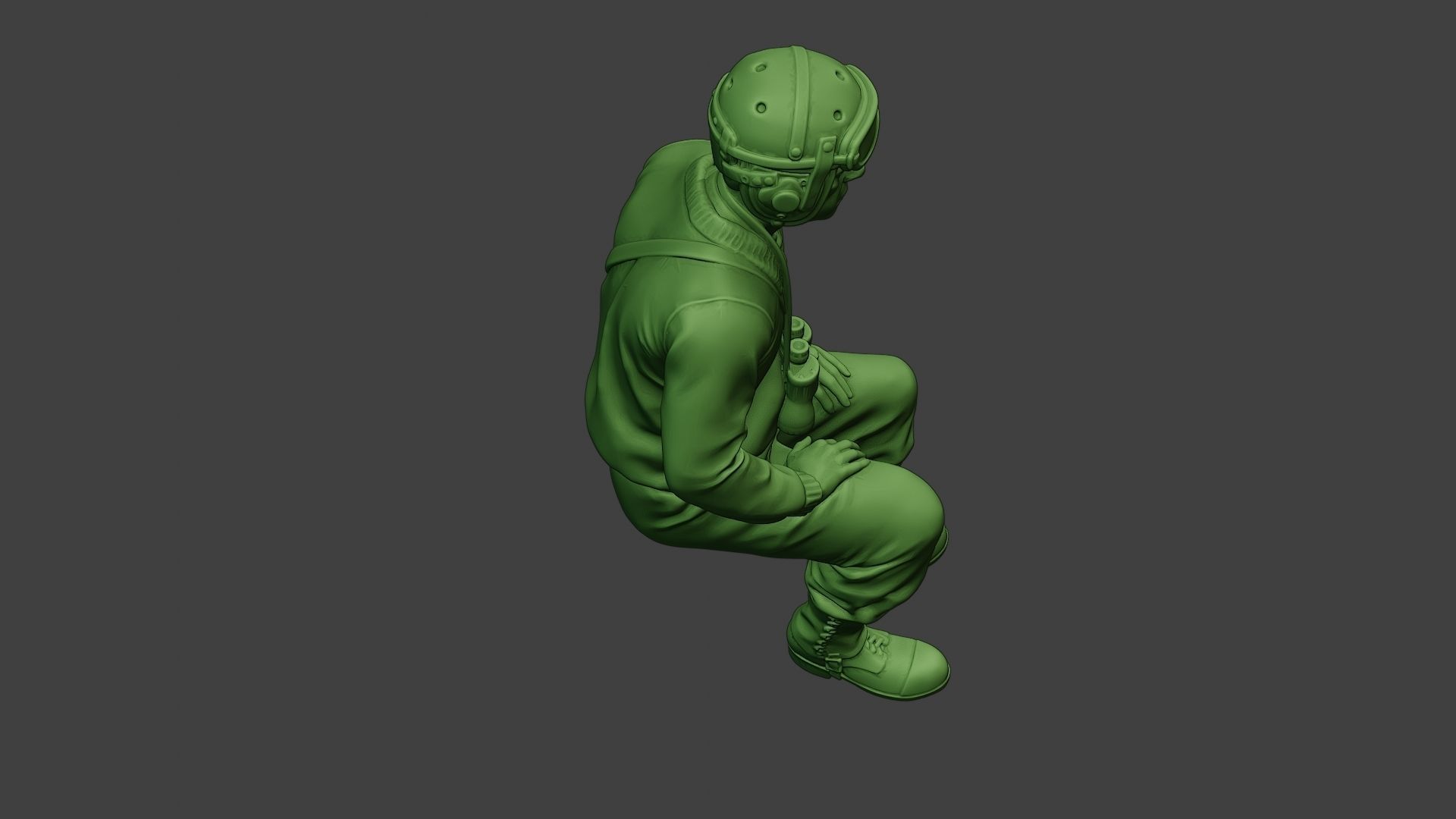 American Tank Crew unit ww2 Sit2 ATC1 3D print model_23