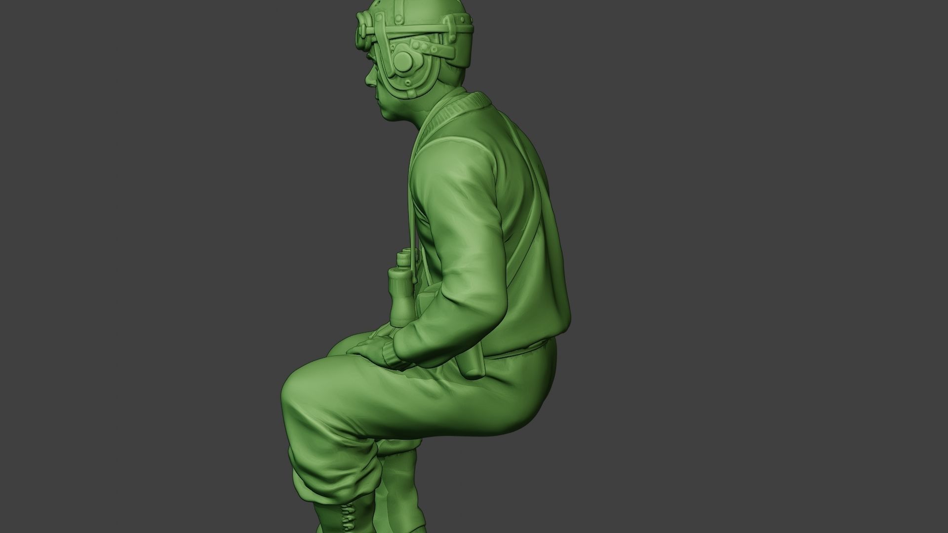 American Tank Crew unit ww2 Sit2 ATC1 3D print model_26