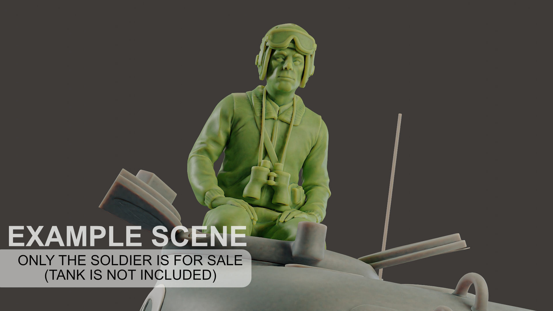 American Tank Crew unit ww2 Sit2 ATC1 3D print model_1