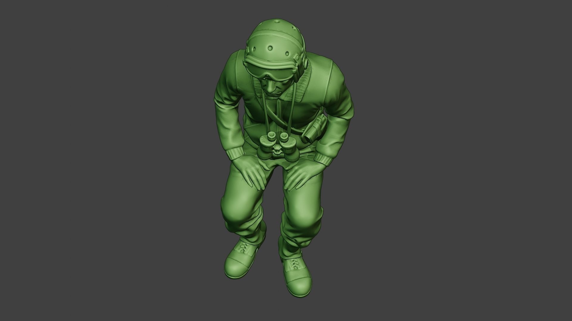 American Tank Crew unit ww2 Sit2 ATC1 3D print model_14