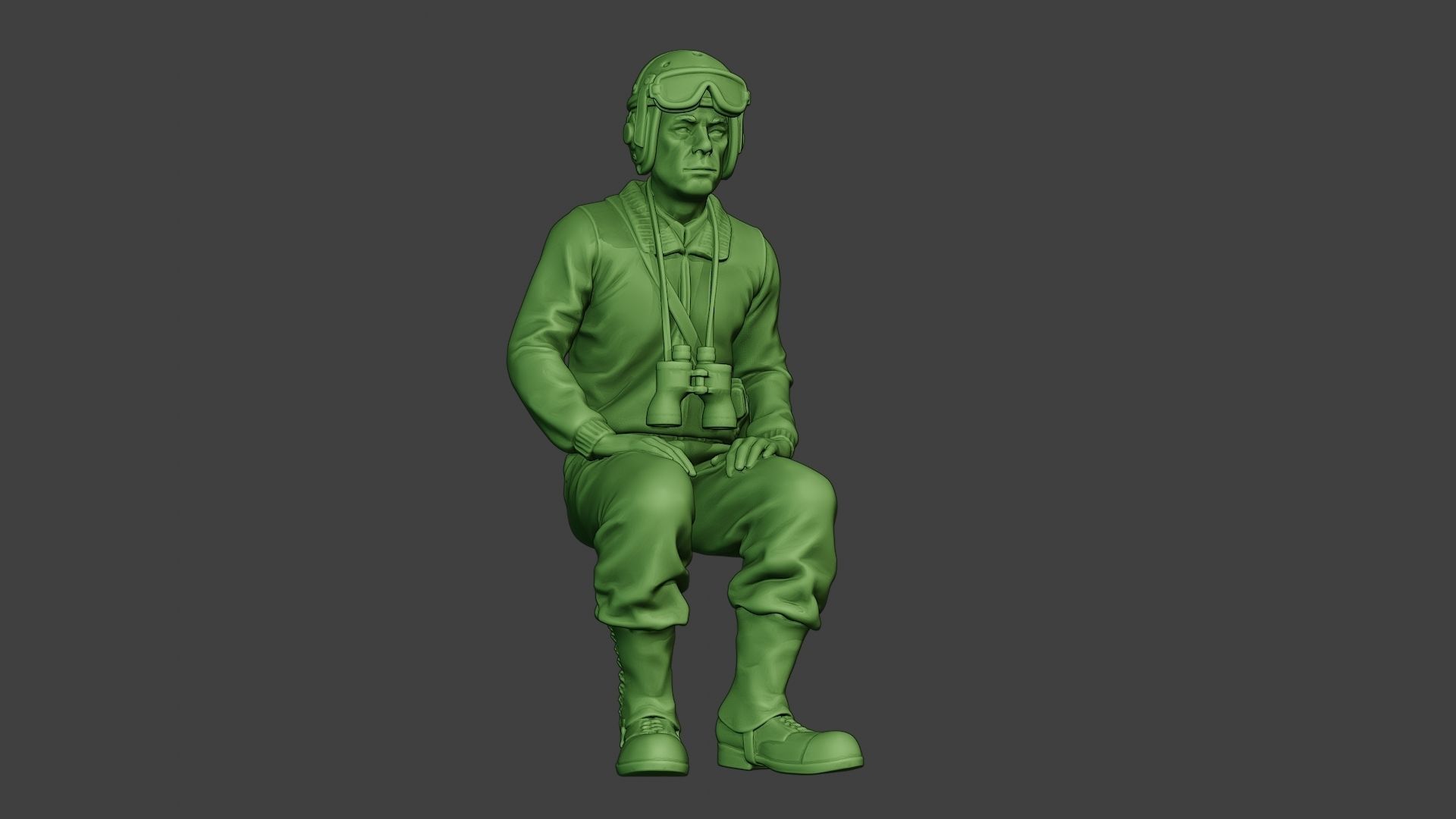 American Tank Crew unit ww2 Sit2 ATC1 3D print model_13