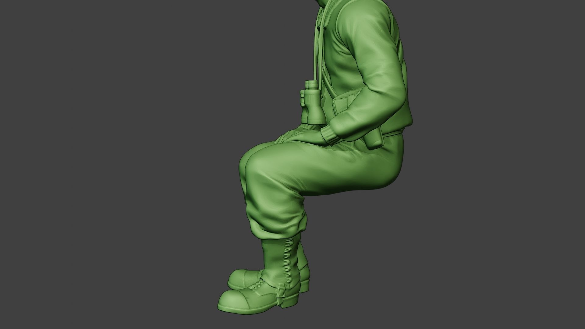 American Tank Crew unit ww2 Sit2 ATC1 3D print model_17