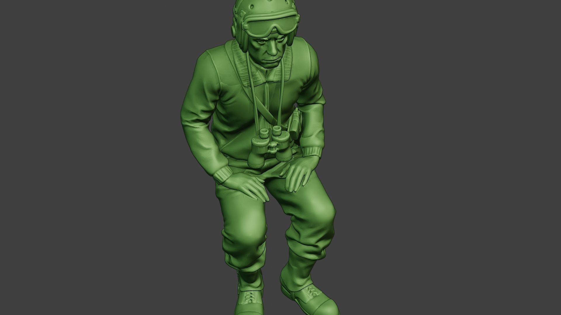 American Tank Crew unit ww2 Sit2 ATC1 3D print model_19