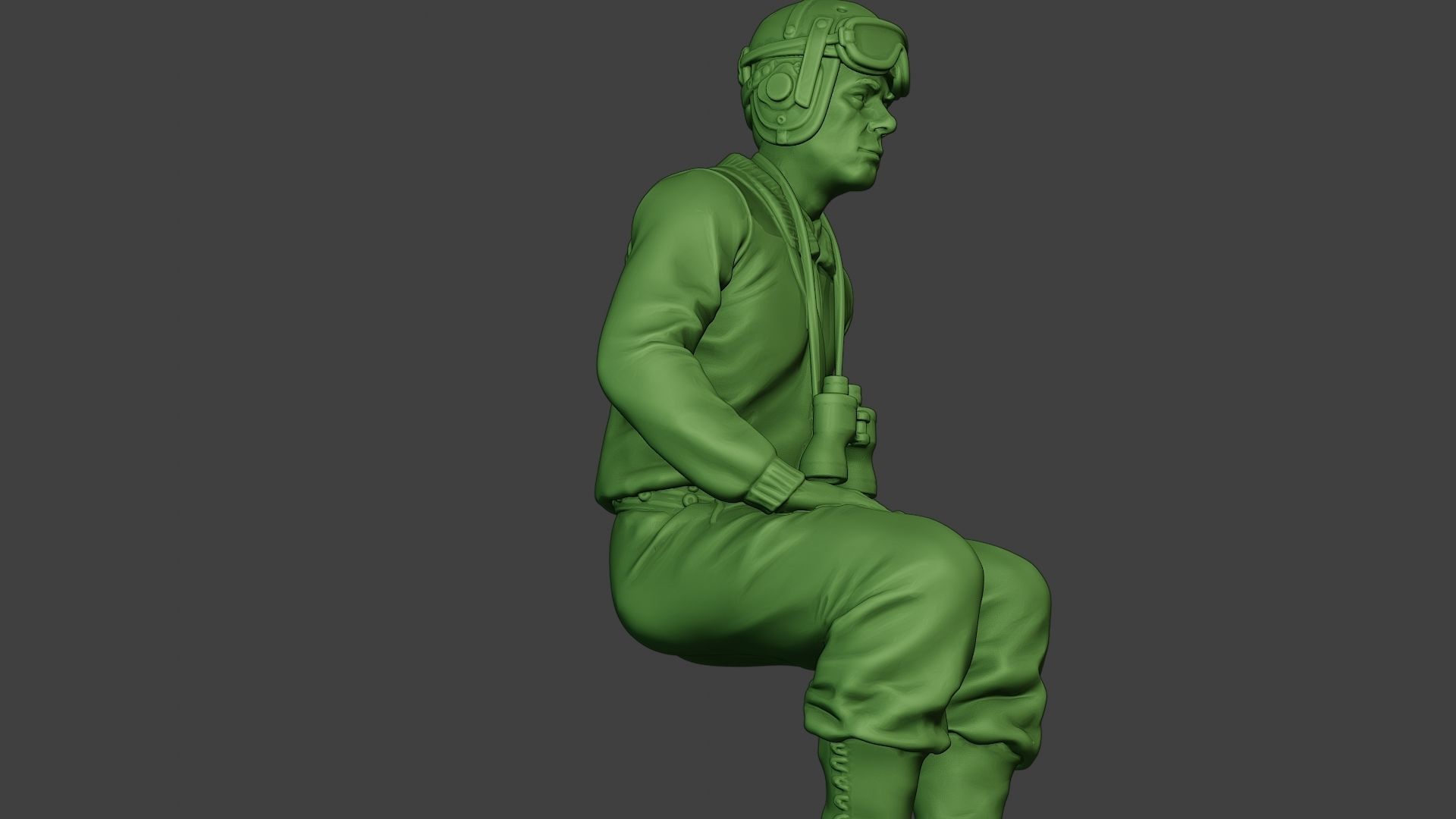 American Tank Crew unit ww2 Sit2 ATC1 3D print model_29