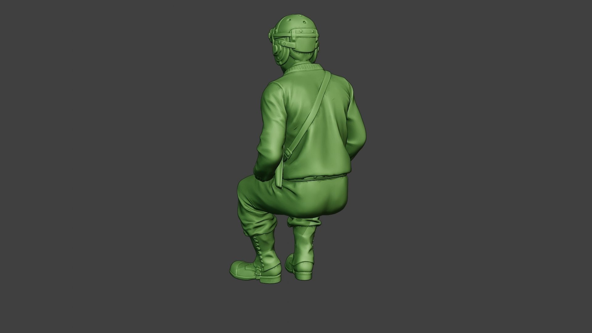 American Tank Crew unit ww2 Sit2 ATC1 3D print model_5