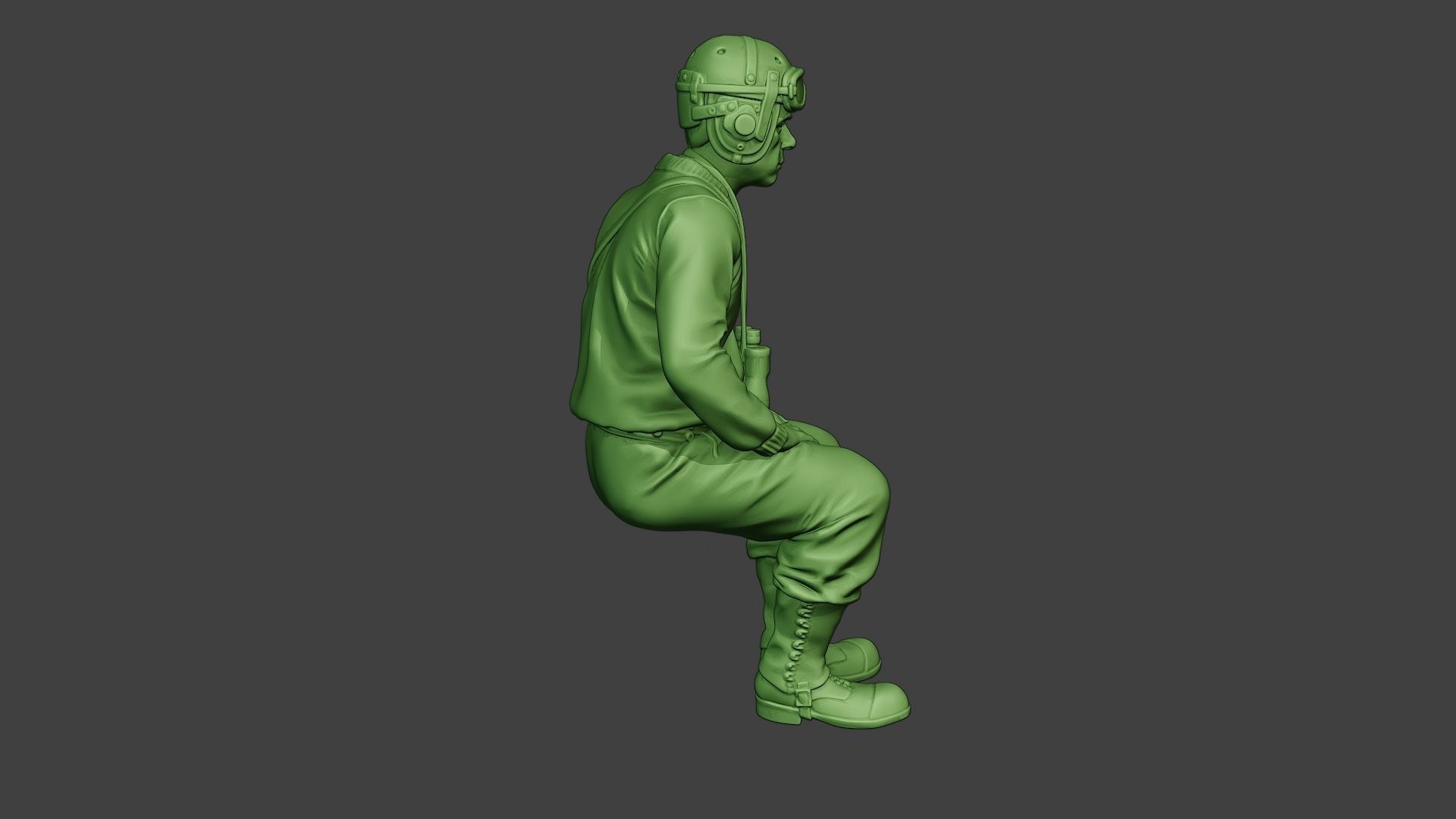 American Tank Crew unit ww2 Sit2 ATC1 3D print model_8