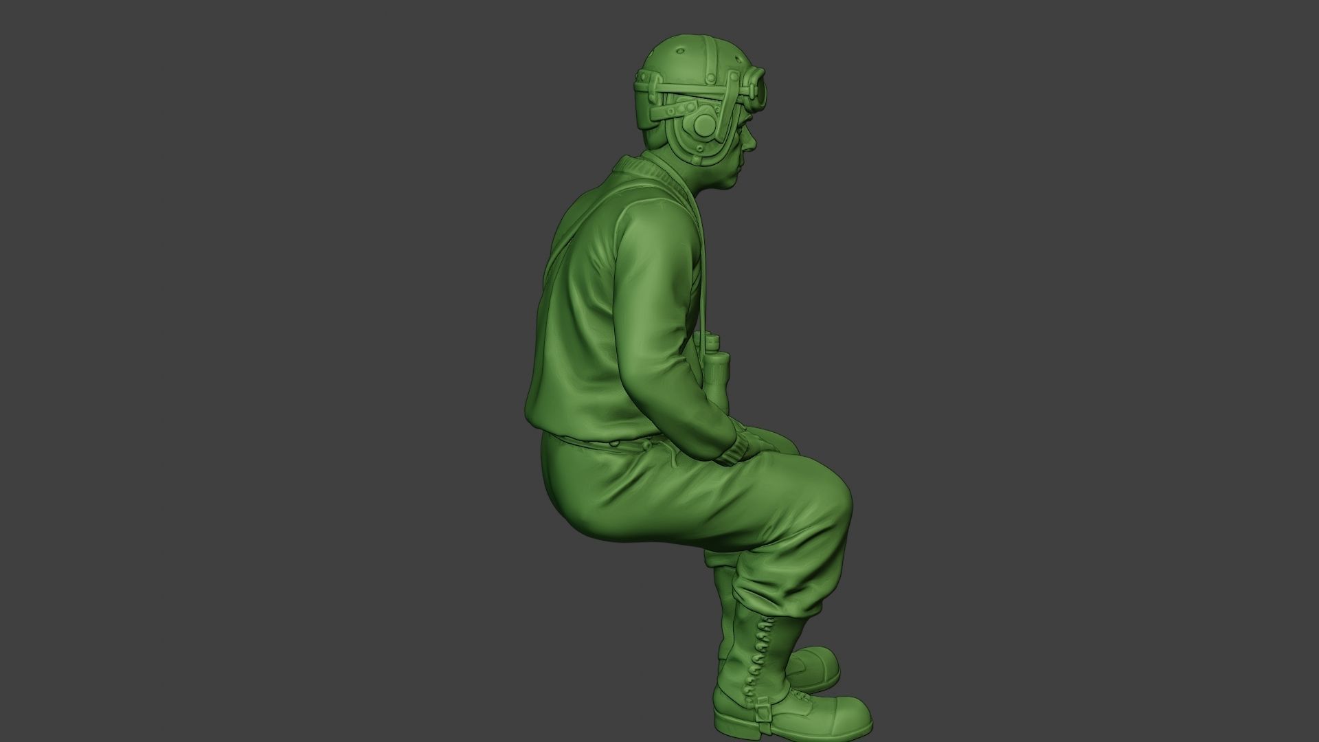 American Tank Crew unit ww2 Sit2 ATC1 3D print model_31