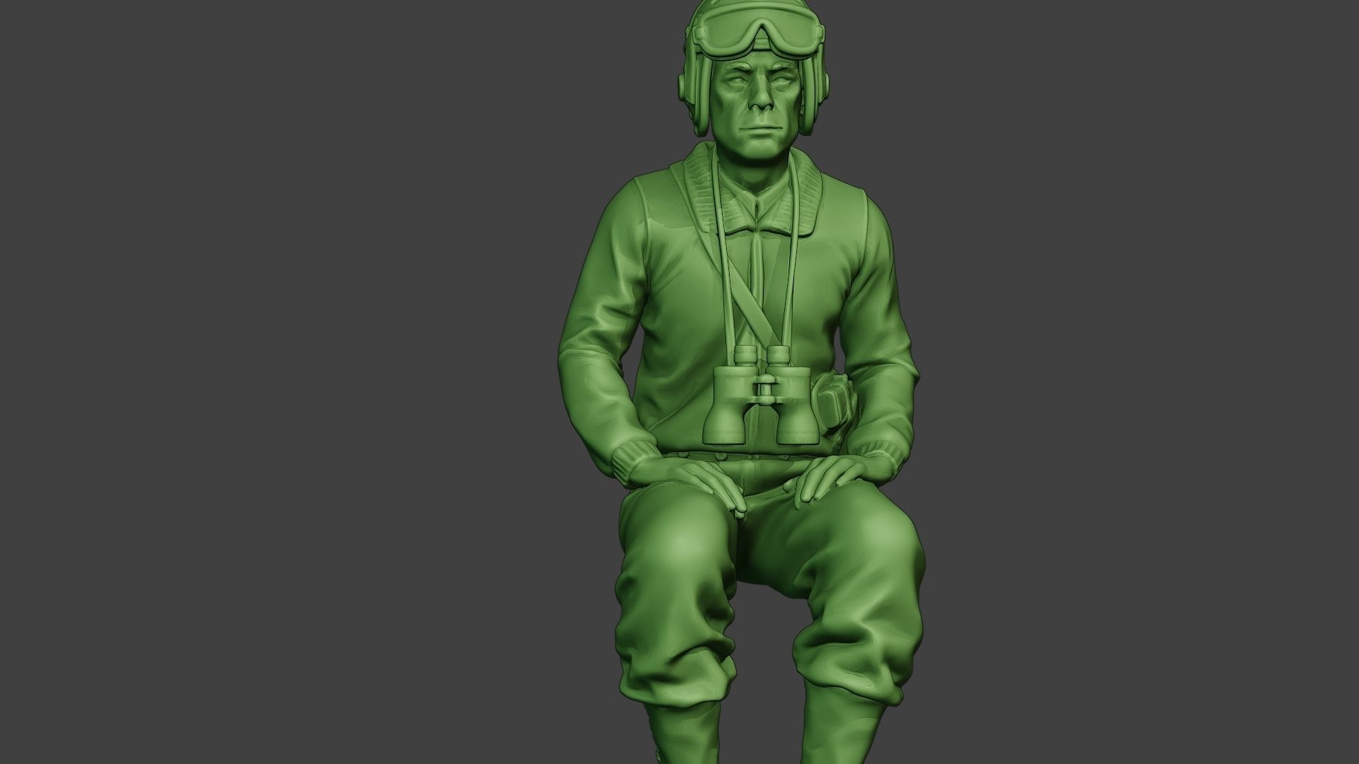 American Tank Crew unit ww2 Sit2 ATC1 3D print model_28