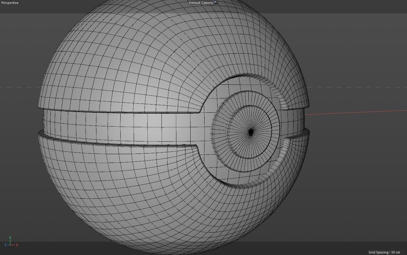 Pokeball 3D model 4k Texture Low-poly 3D model_4