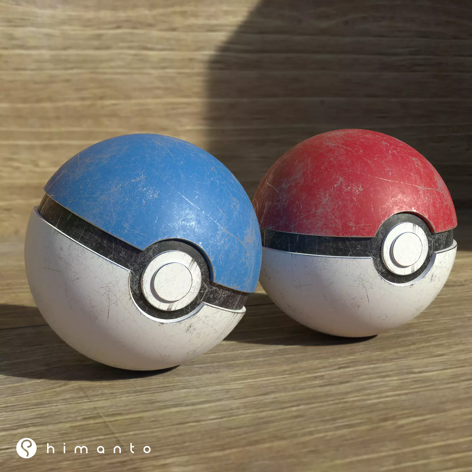 Pokeball 3D model 4k Texture Low-poly 3D model_0