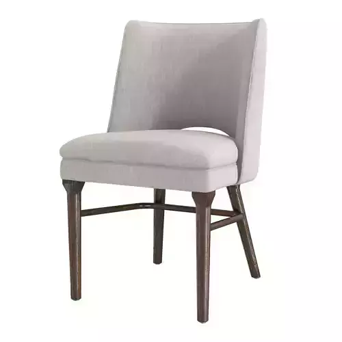 Myra Dining Chair in Savile Flannel Burke Decor  3D model