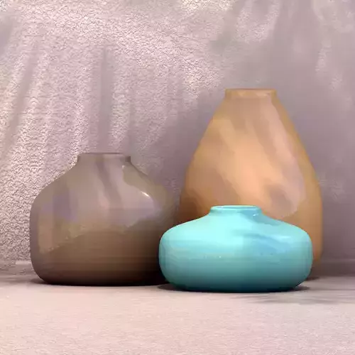 3 Gratiae - Contemporary Pot-Vase - 3D models  3D model