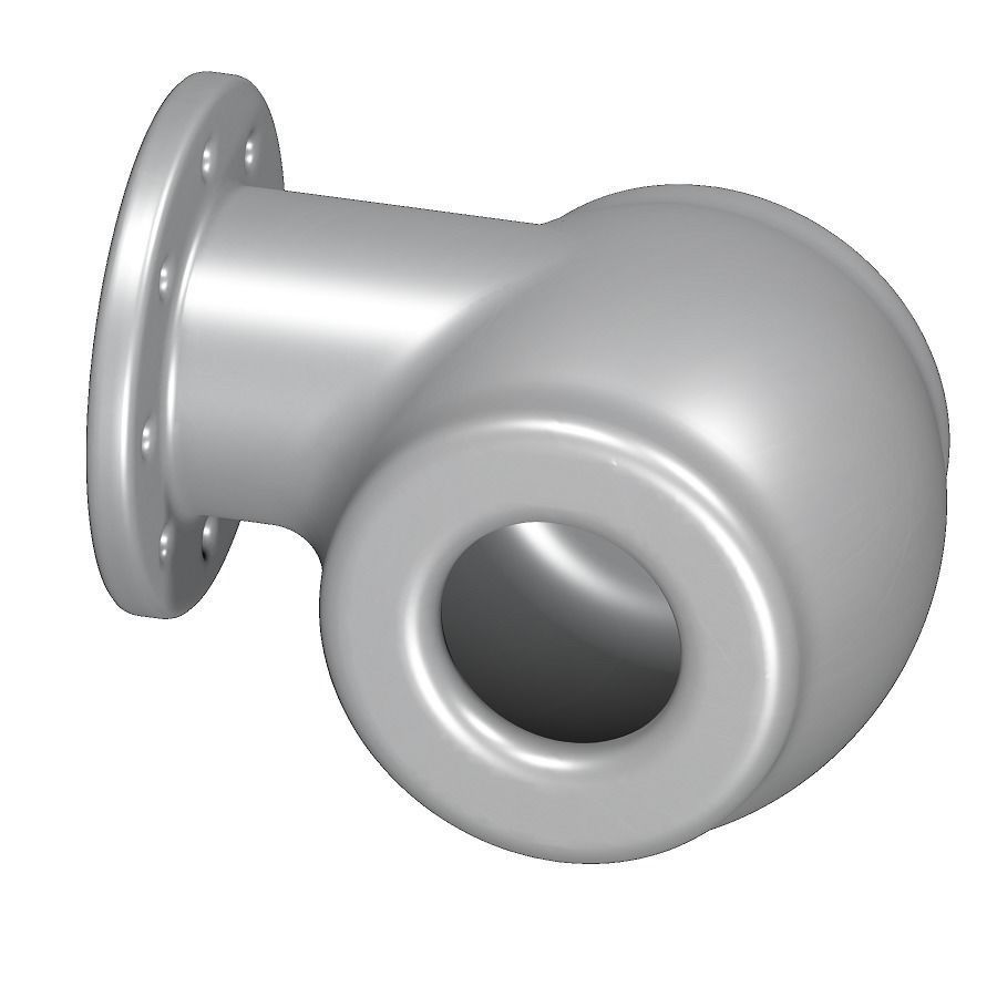 Kids Engineering Pump Casing 3D print model_3