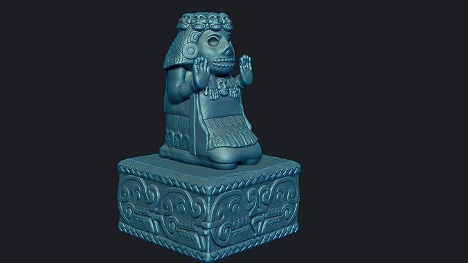 Cihuateteo - Aztec Deity 3D print model