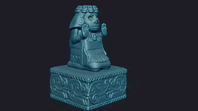 Cihuateteo - Aztec Deity 3D print model