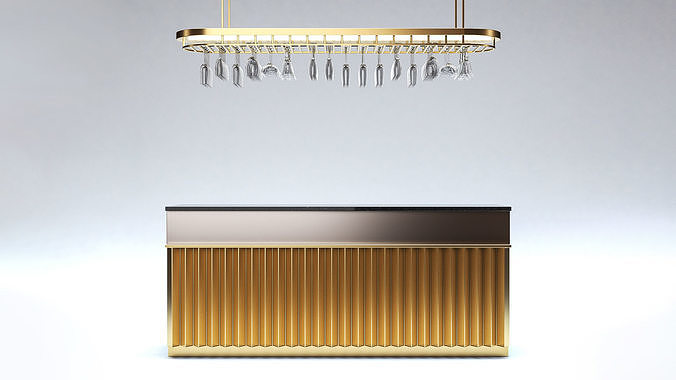 Bar Counter 3D model