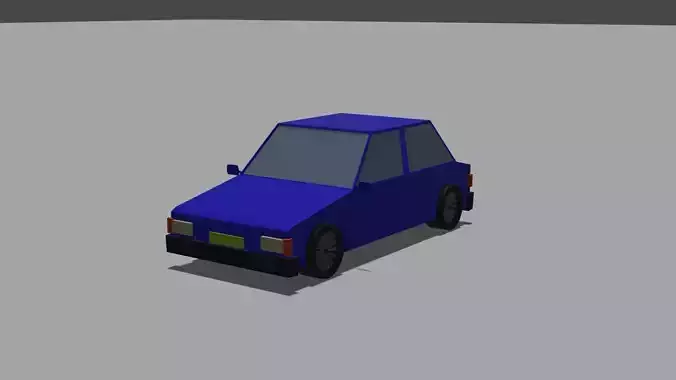Lowpoly Simple Car