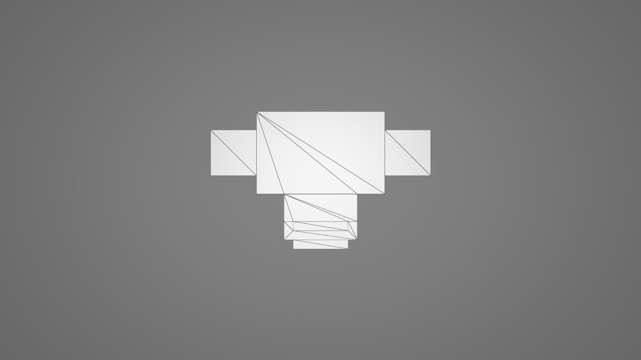 Voxel Man Free low-poly 3D model_9