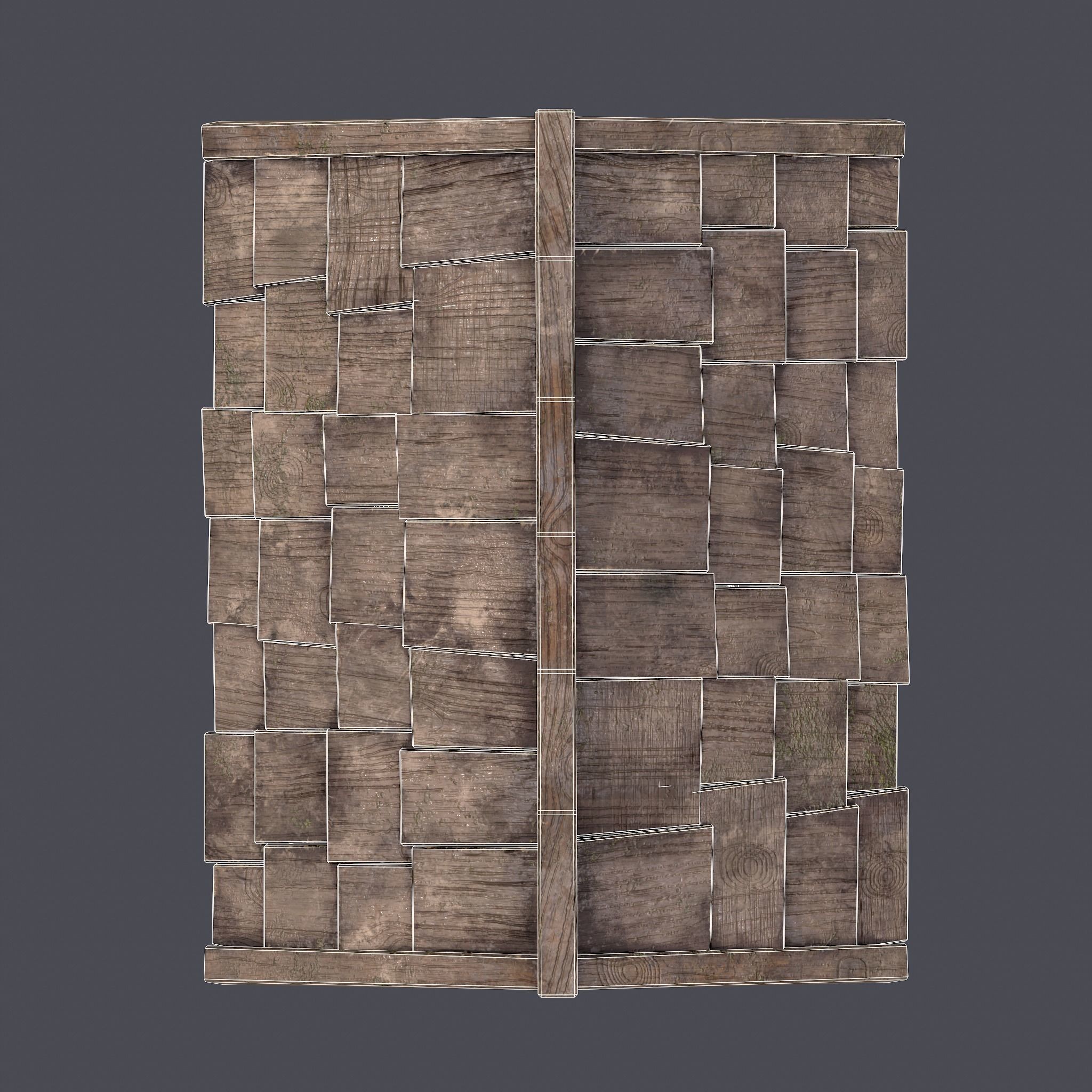 Medieval Water Well  Low-poly 3D model_17