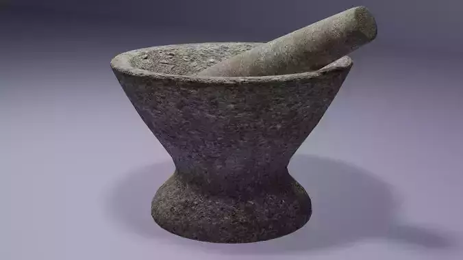 Mortar and Pestle Old Stone
