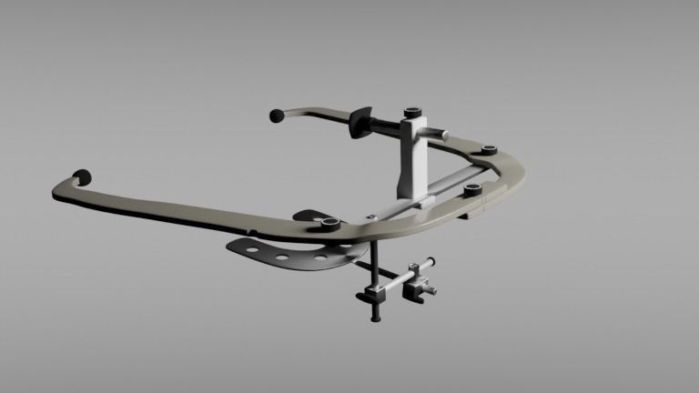 FACEBOW FOR DENTAL ARTICULATOR  3D model_2