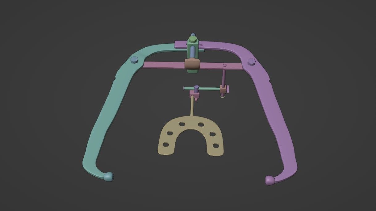 FACEBOW FOR DENTAL ARTICULATOR  3D model_6