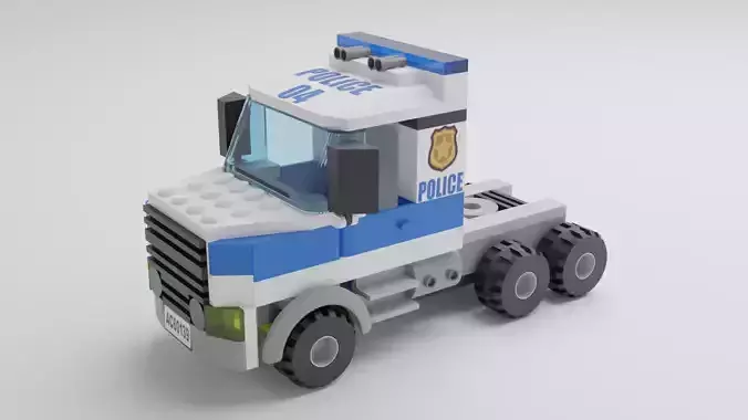 Lego Police Truck