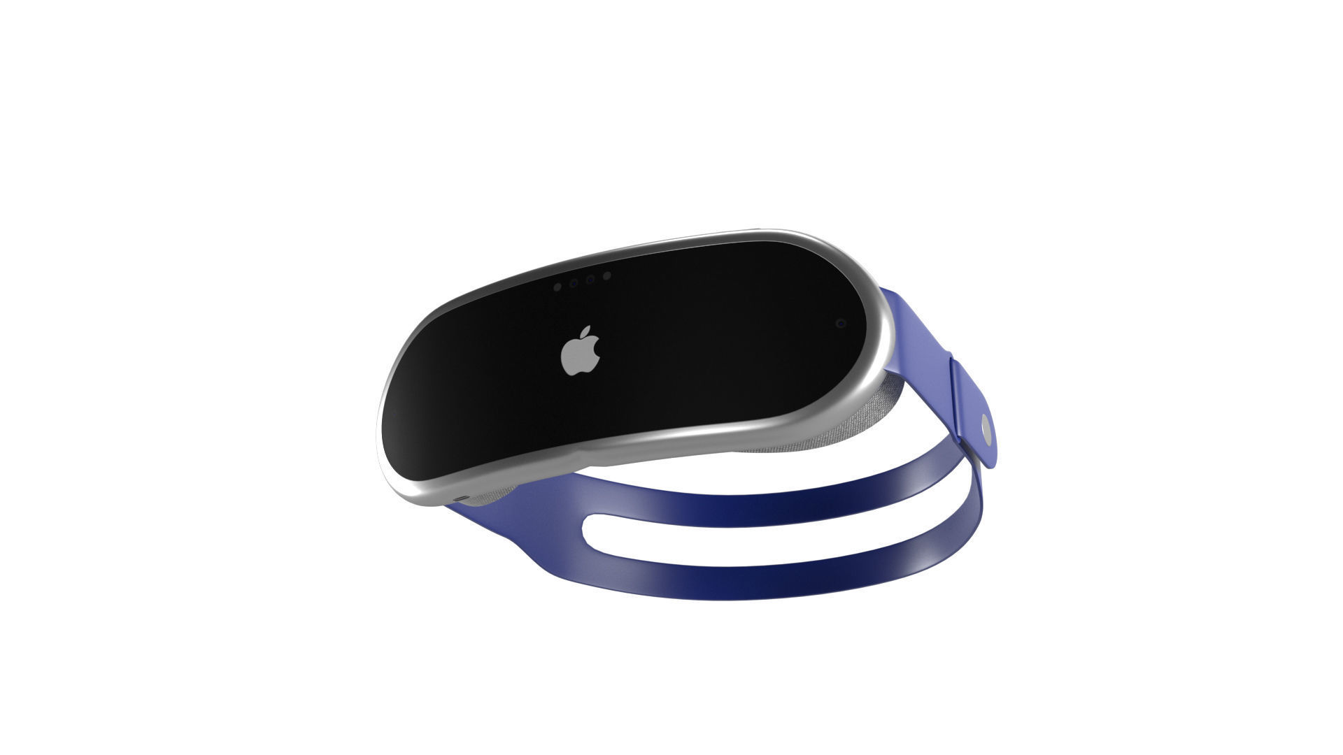 Apple VR Headset 3D model_2