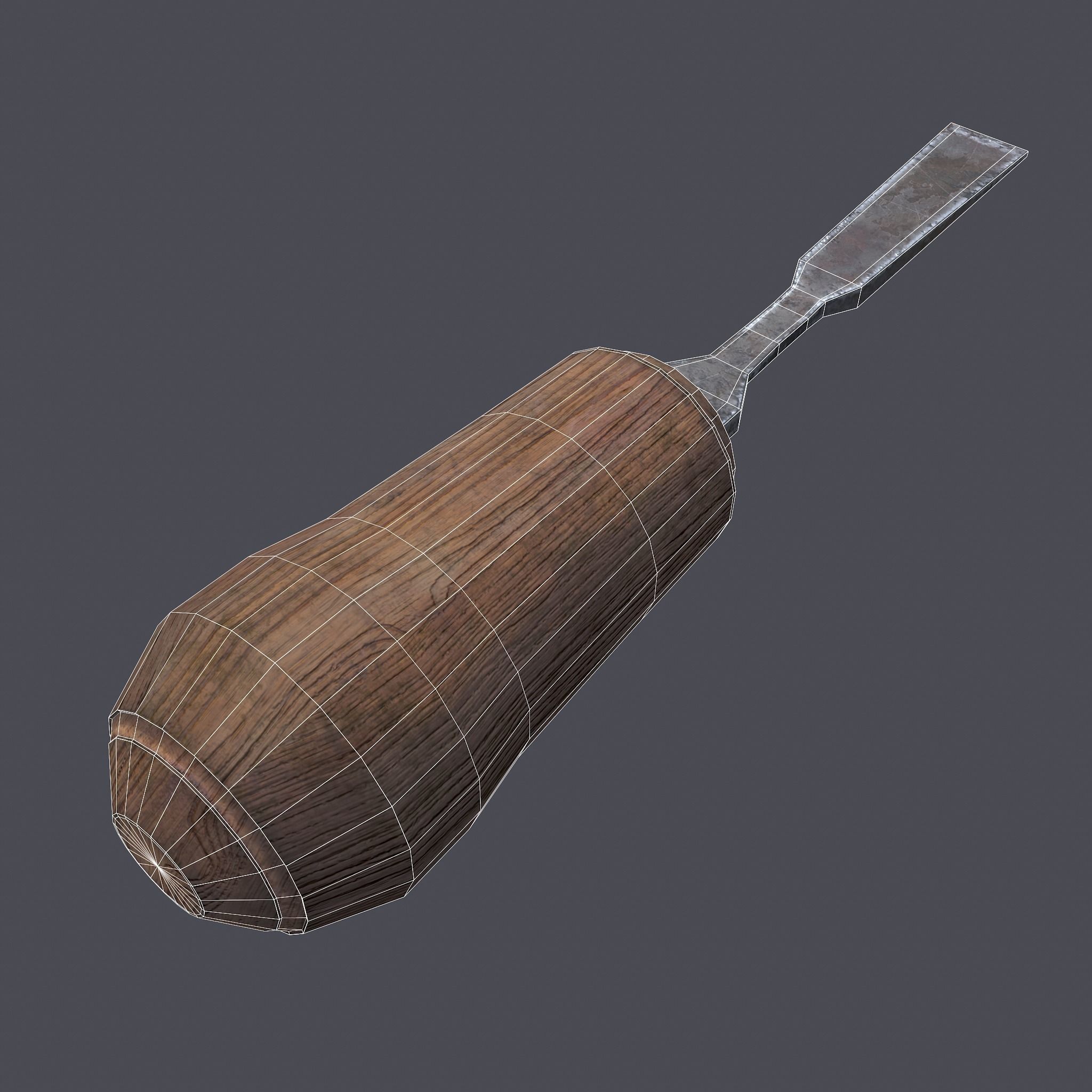 Carpenter Hand Tools Low-poly 3D model_34