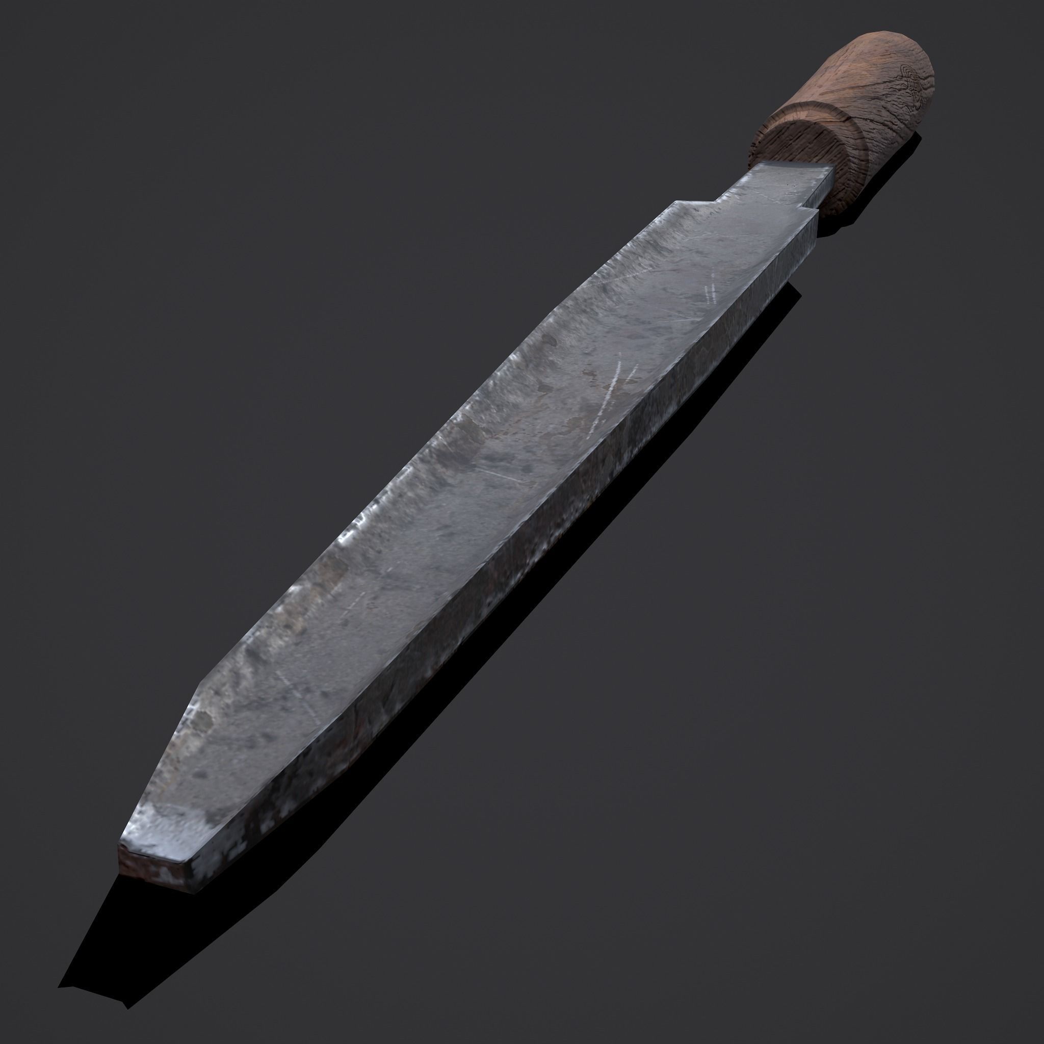 Carpenter Hand Tools Low-poly 3D model_21