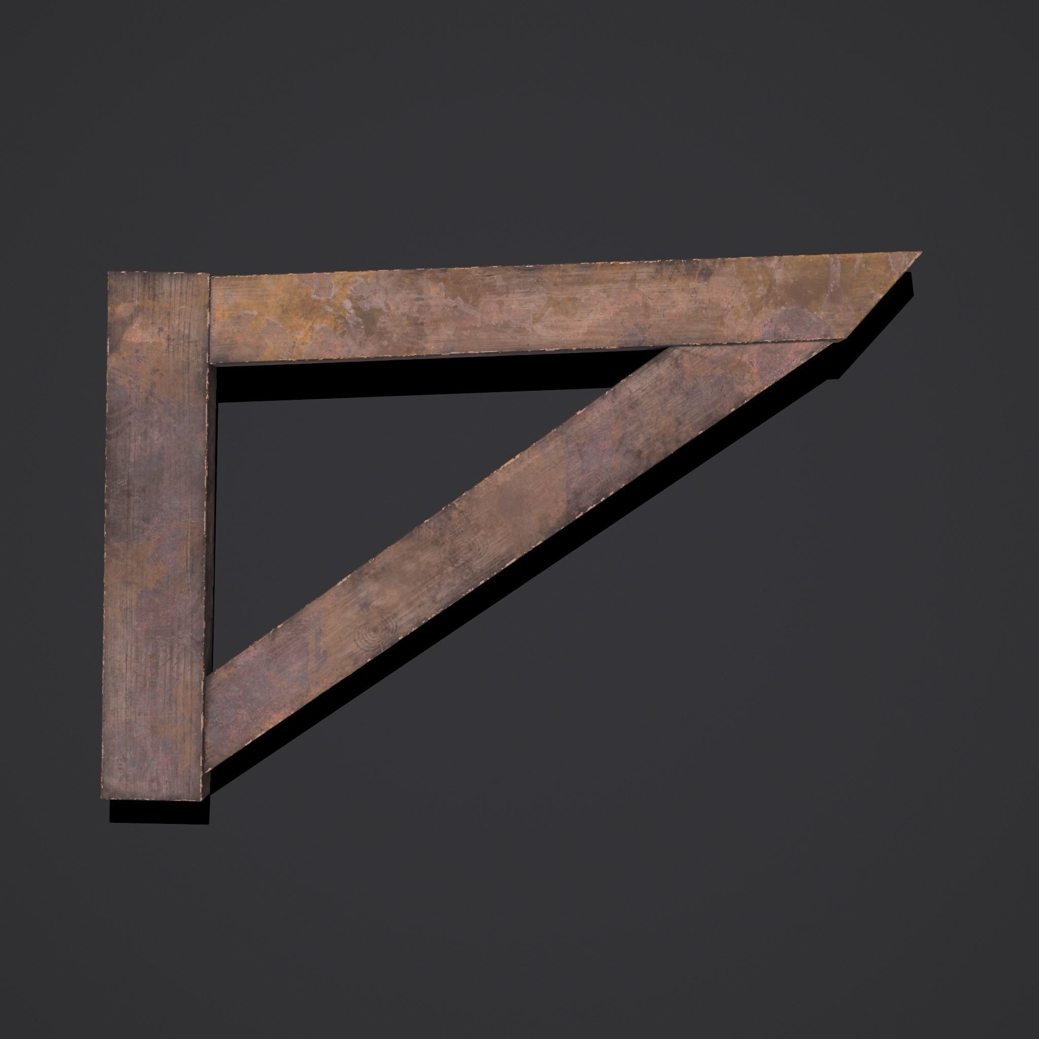 Carpenter Hand Tools Low-poly 3D model_14