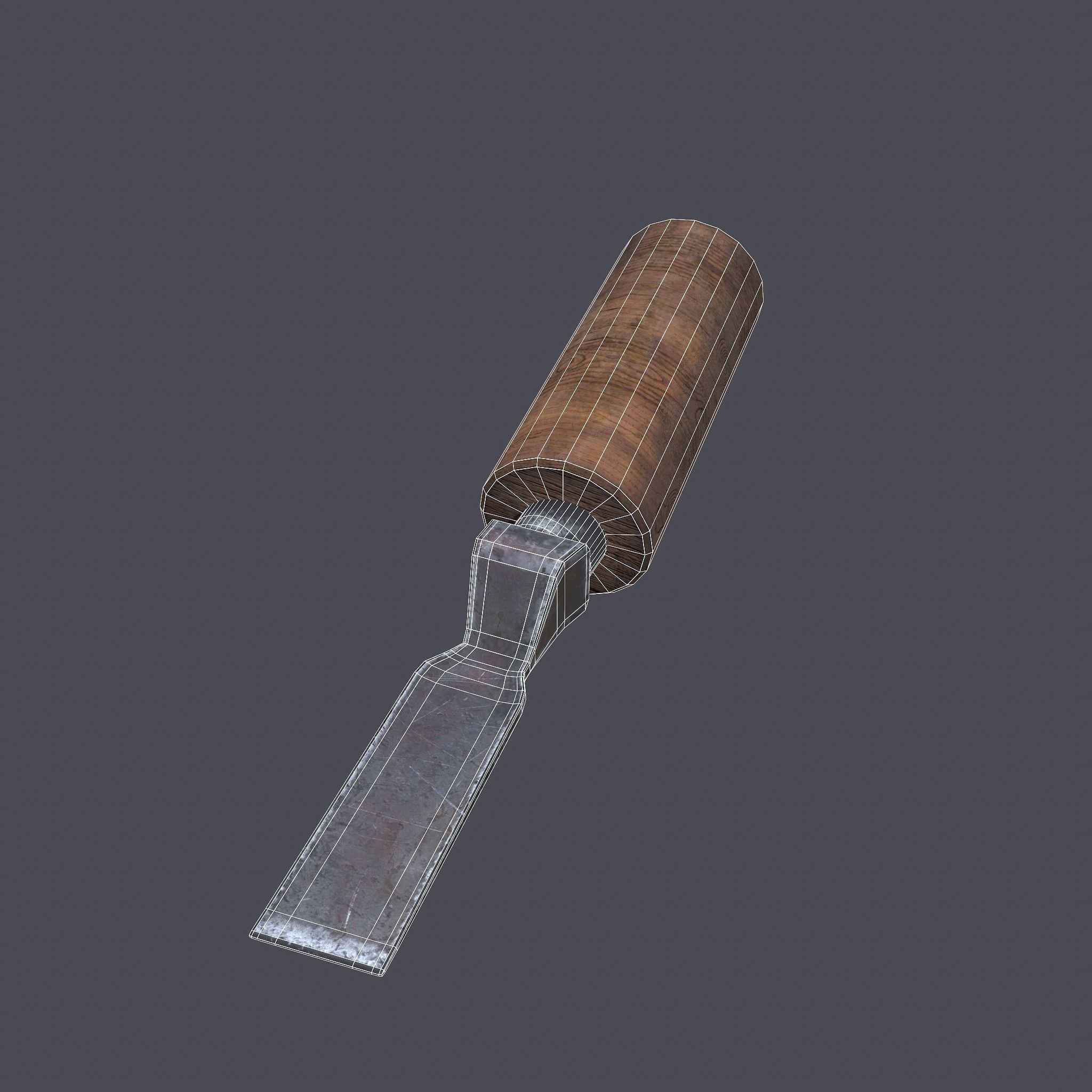 Carpenter Hand Tools Low-poly 3D model_30