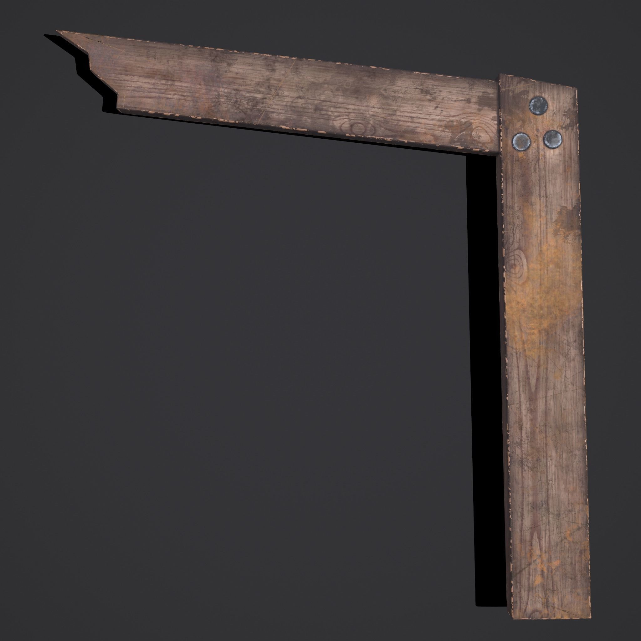 Carpenter Hand Tools Low-poly 3D model_16