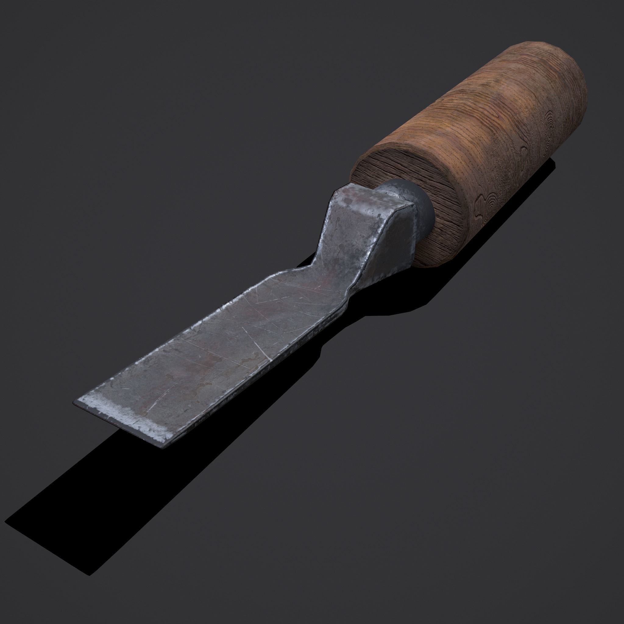 Carpenter Hand Tools Low-poly 3D model_3